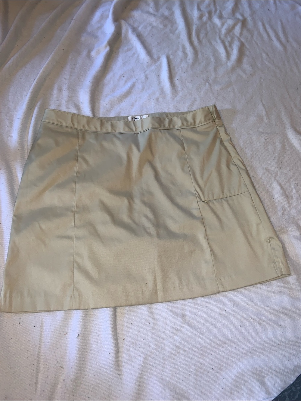 Beige Women's A-Line Skort golf skirt Greg Norman size 12